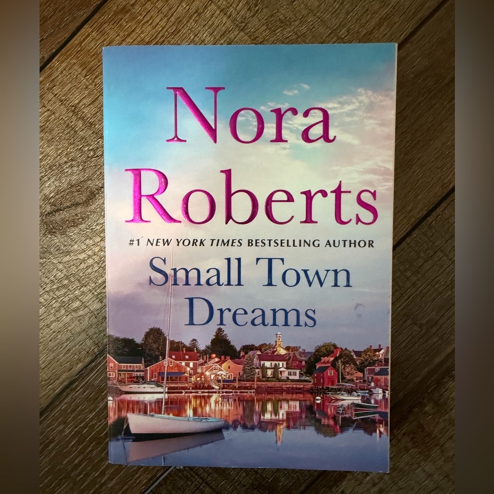 Nora Roberts 'Small Town Dreams' Coffee Table Book - Pink and Blue